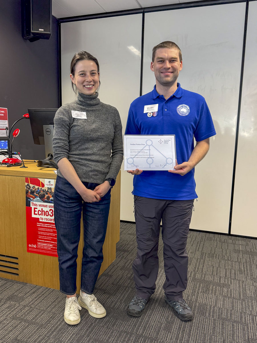 Gordon Preston Prize 2025